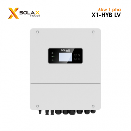 Biến tần Inverter Solax 6kw Hybrid 1 phase X1-HYB-6.0-LV