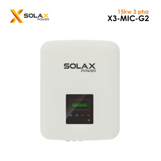 Biến tần năng lượng mặt trời Solax X3 MIC G2 hòa lưới 15kw 3 pha