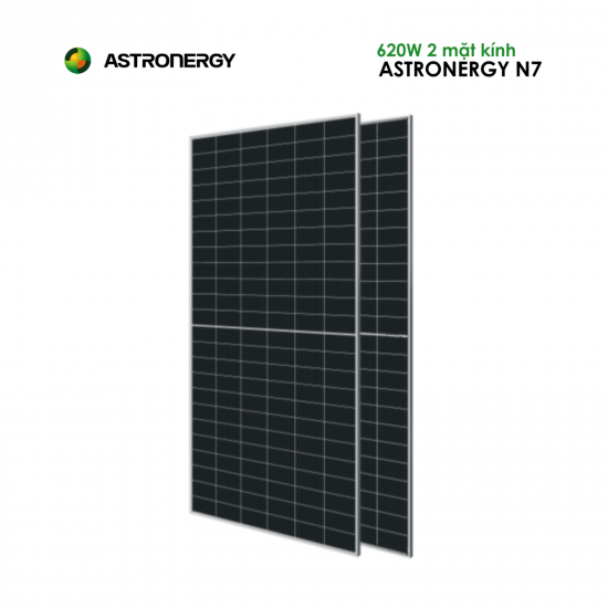 Tấm pin năng lượng mặt trời Astronergy N5 590W N-Type 2 mặt kính